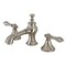 Kingston Brass KC7068AL Widespread Bathroom Faucet with Brass Pop-Up, Brushed Nickel KC7068AL - alternate 1